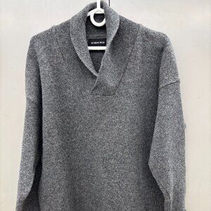 VIBERG Canada Long Sleeve Heavy Shawl Collar Fisherman Style Sweater XL